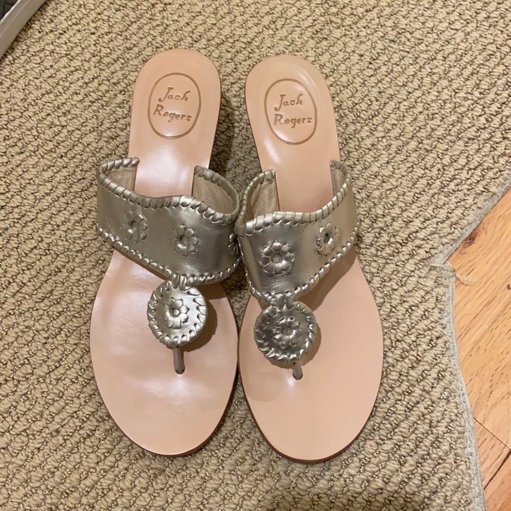 jack rogers wedge sandal NEVER WORN